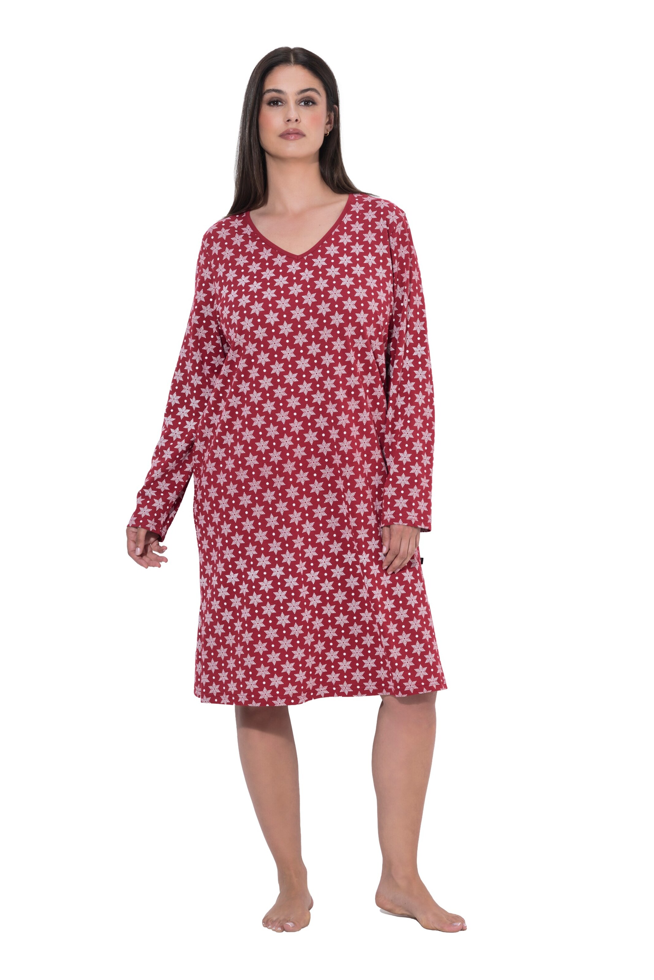 Ulla Popken Nightgown in Red
