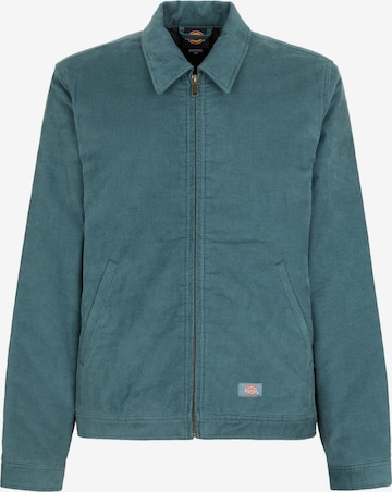 DICKIES Between-season jacket 'Corduroy Eisenhower' in Blue: front