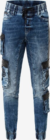 CIPO & BAXX Regular Jeans in Blauw: voorkant