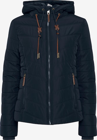 Oxmo Winterjas 'Mala' in Blauw: voorkant