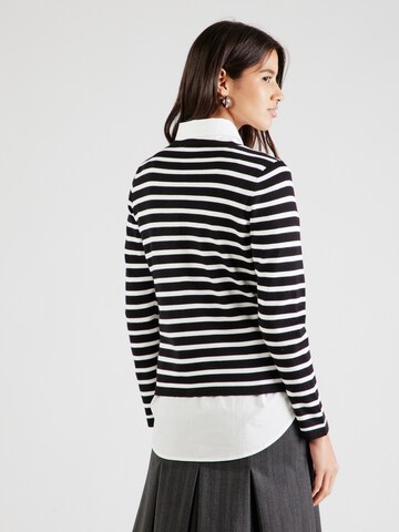 SAINT TROPEZ Strickjacke 'Mila' in Schwarz