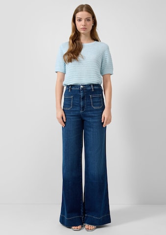QS Wide leg Jeans in Blauw