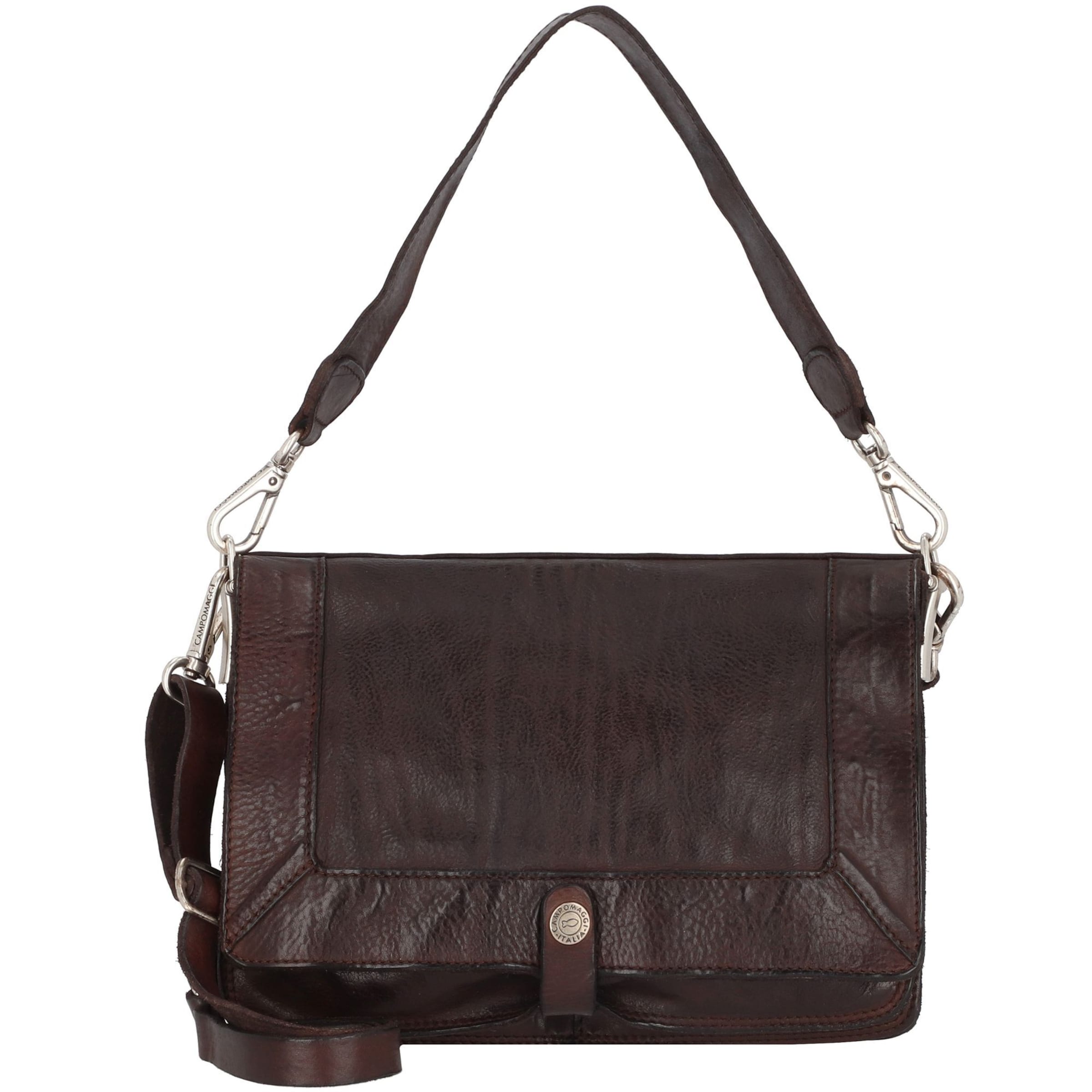 Borsa a spalla di Campomaggi in marrone: frontale