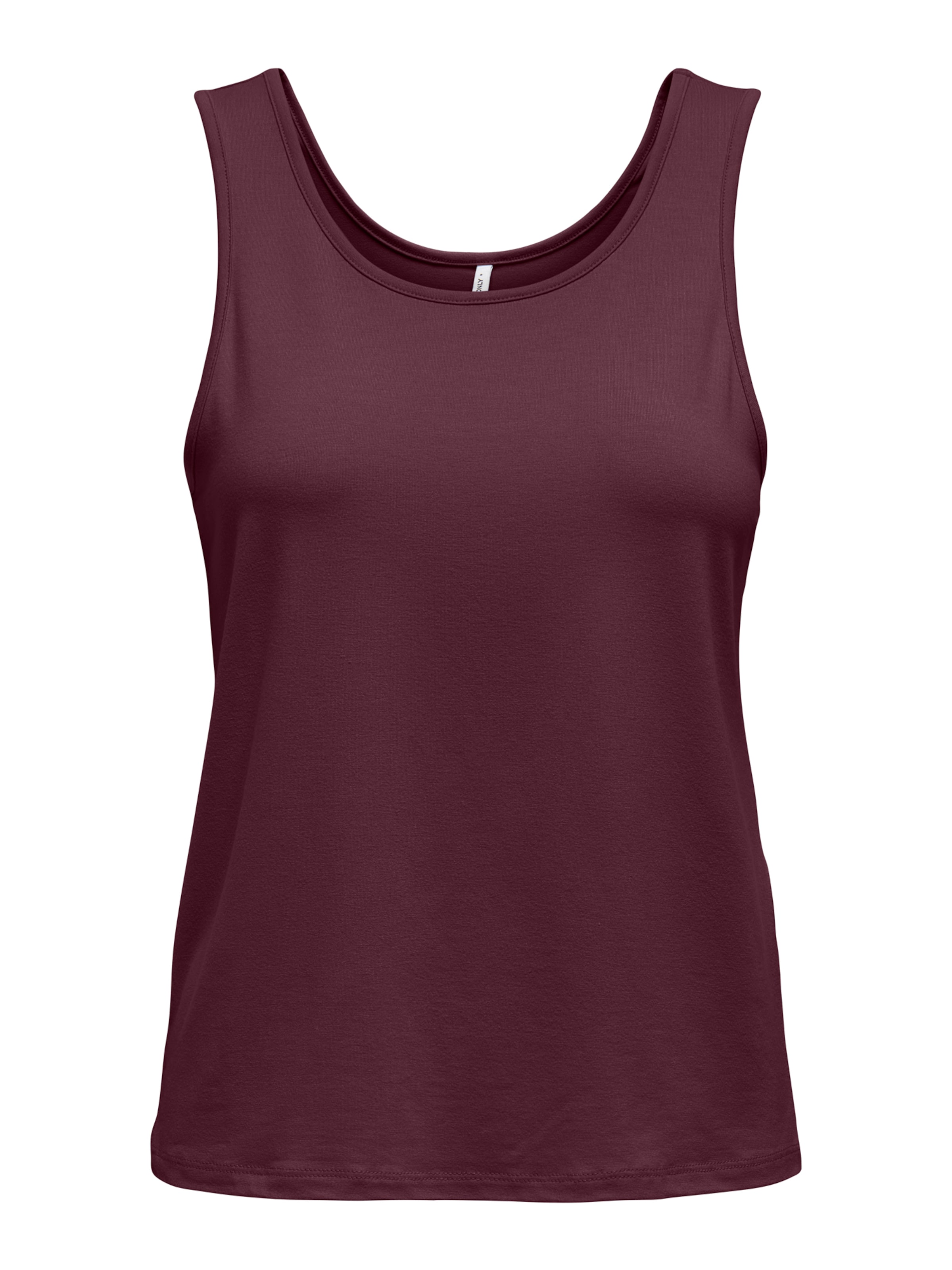 ONLY Top 'ONLMOSTER' v velikosti XS  | burgund barva, Prikaz izdelka