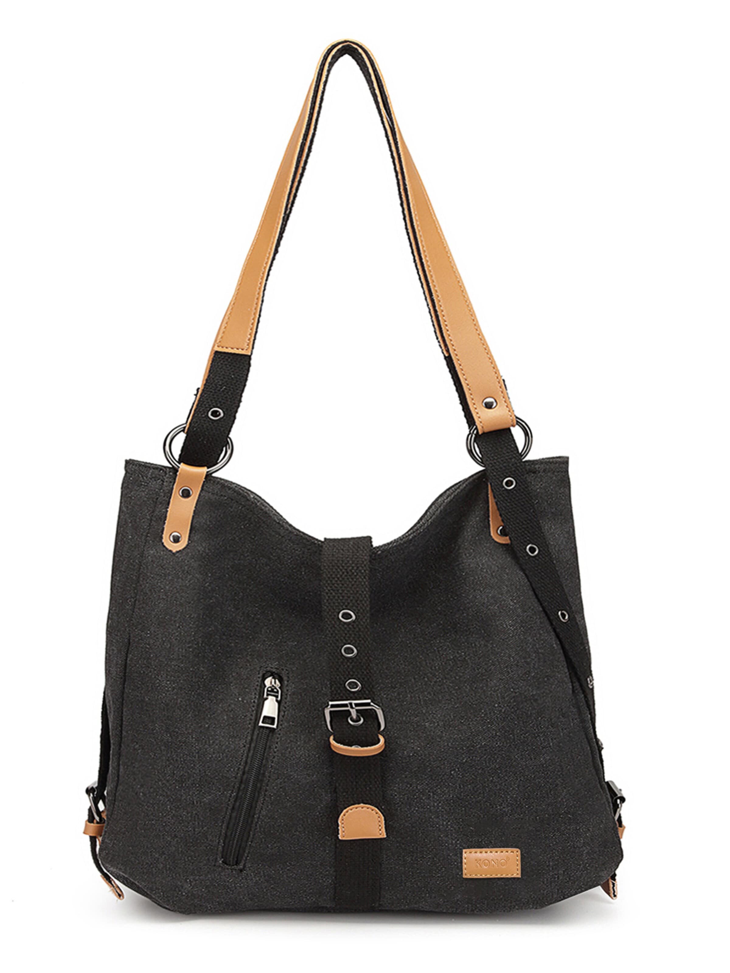 Kono Backpack in Black: front