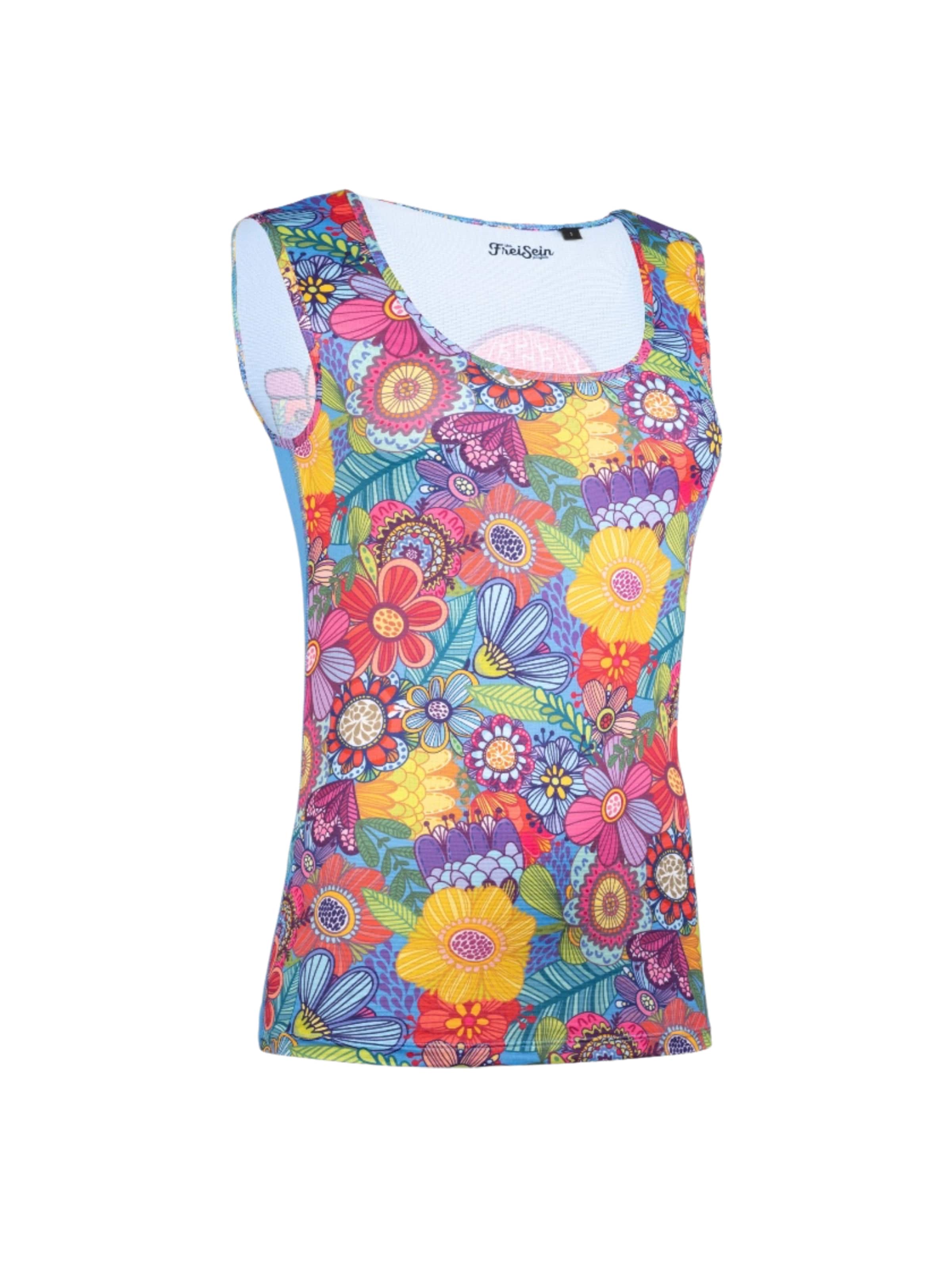 the freisein project Sporttop 'Heatwave'‌‌‌‌‌‌‌‌‌ in Blau: Vorderseite