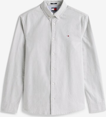 Tommy Jeans Overhemd in Grijs: voorkant