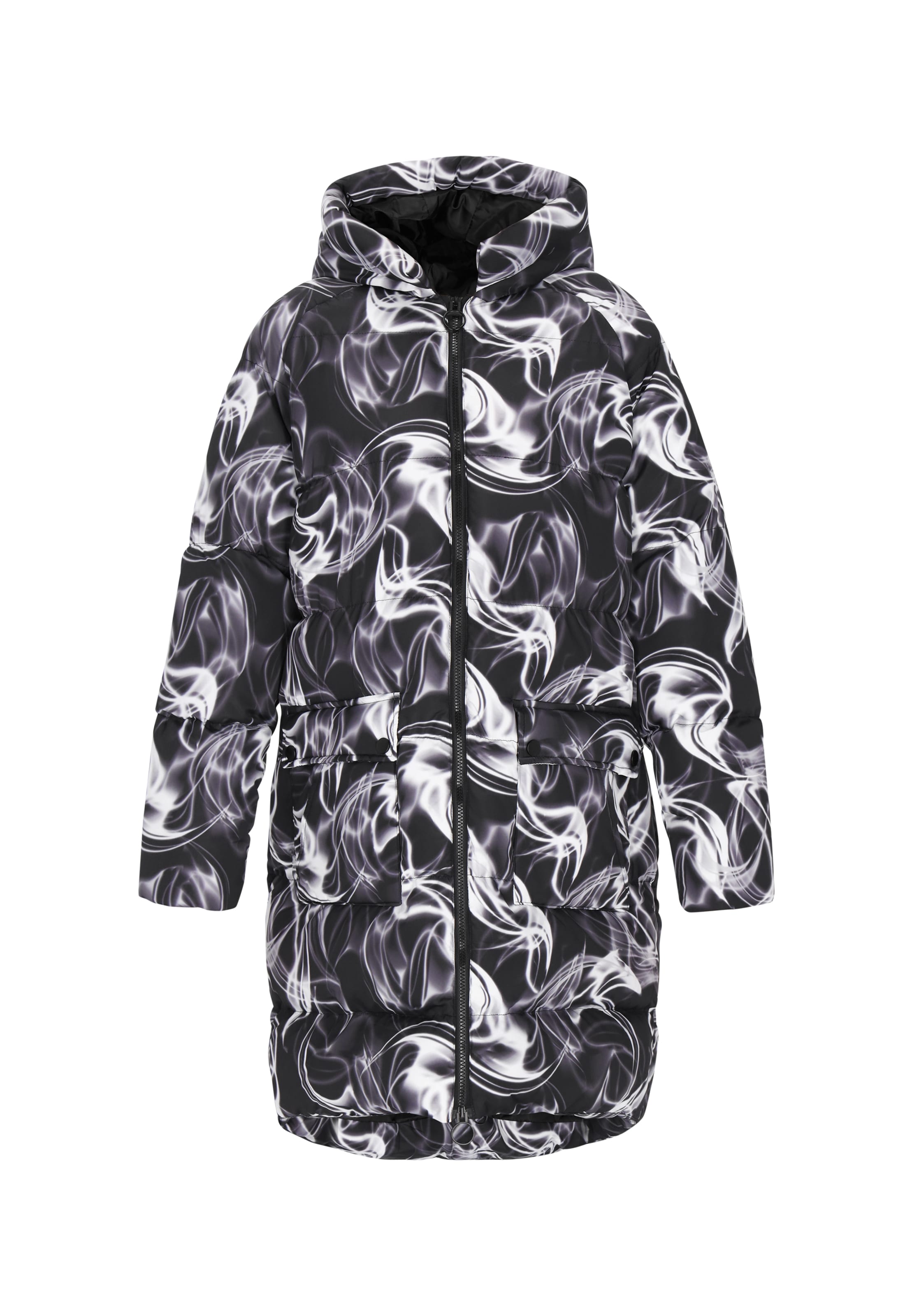 Manteau mi-saison myMo ATHLSR en noir : devant