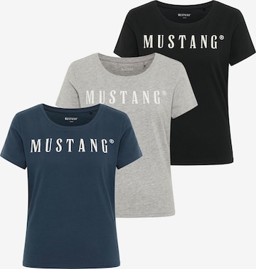 MUSTANG Shirt in Blue: front