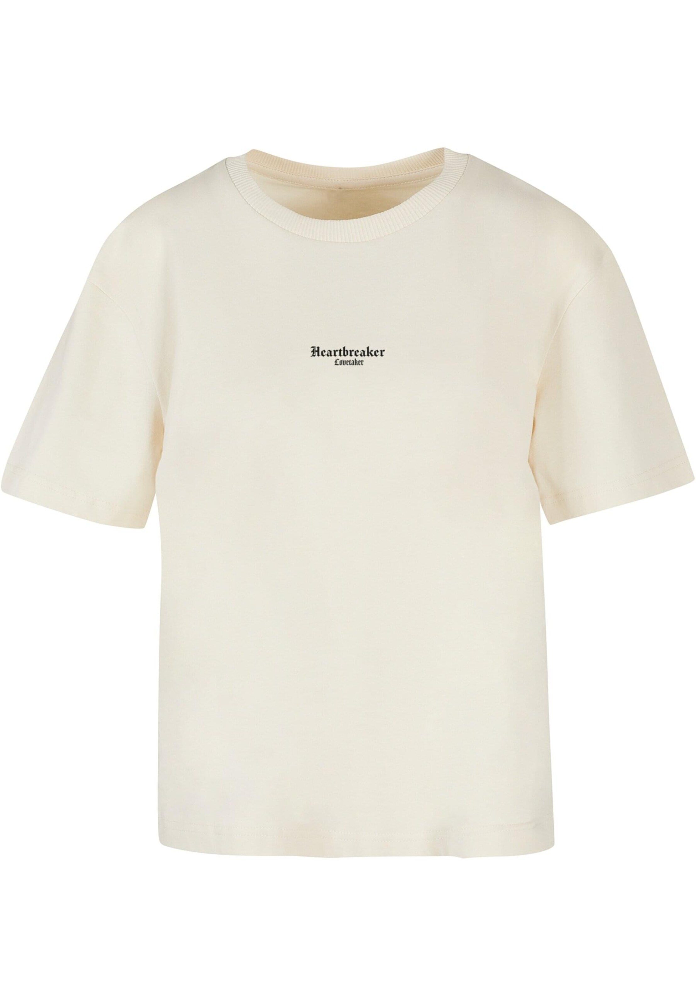Miss Tee Tričko 'Heartbreaker Lovetaker' - Biela: predná strana
