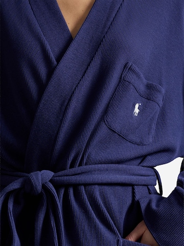 Peignoir court ' Club Waffle ' Polo Ralph Lauren en bleu