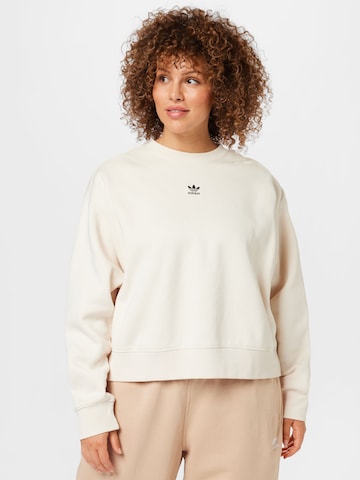 ADIDAS ORIGINALS Sweatshirt 'Adicolor Essentials Crew ' in White: front