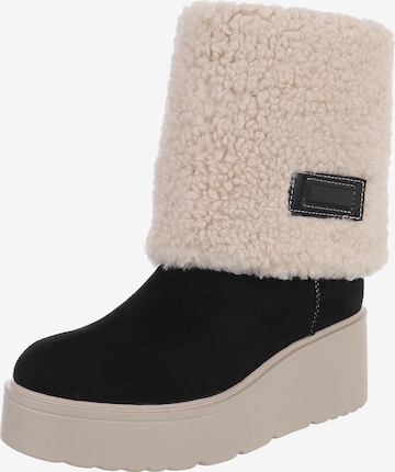 Ital-Design Ankle Boots in Black: front