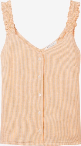 TOM TAILOR DENIM Blouse in Orange: front