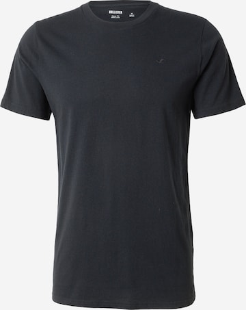 Tricou de la HOLLISTER pe negru: față