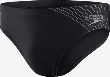 SPEEDO Badehose 'Tech Placement' in Schwarz: predná strana