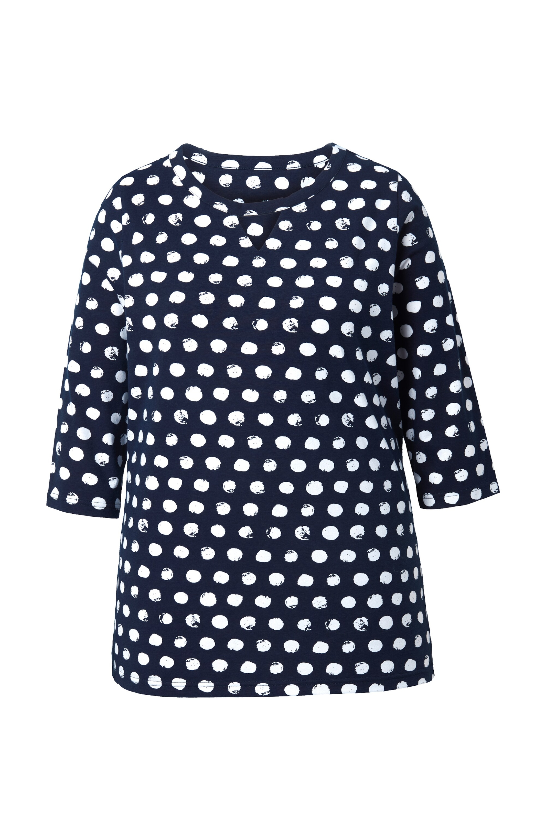 Ulla Popken Shirt in Blauw: voorkant