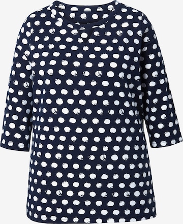 Ulla Popken Shirt in Blauw: voorkant