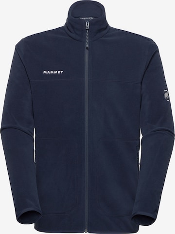 MAMMUT Athletic Fleece Jacket in Blue: front