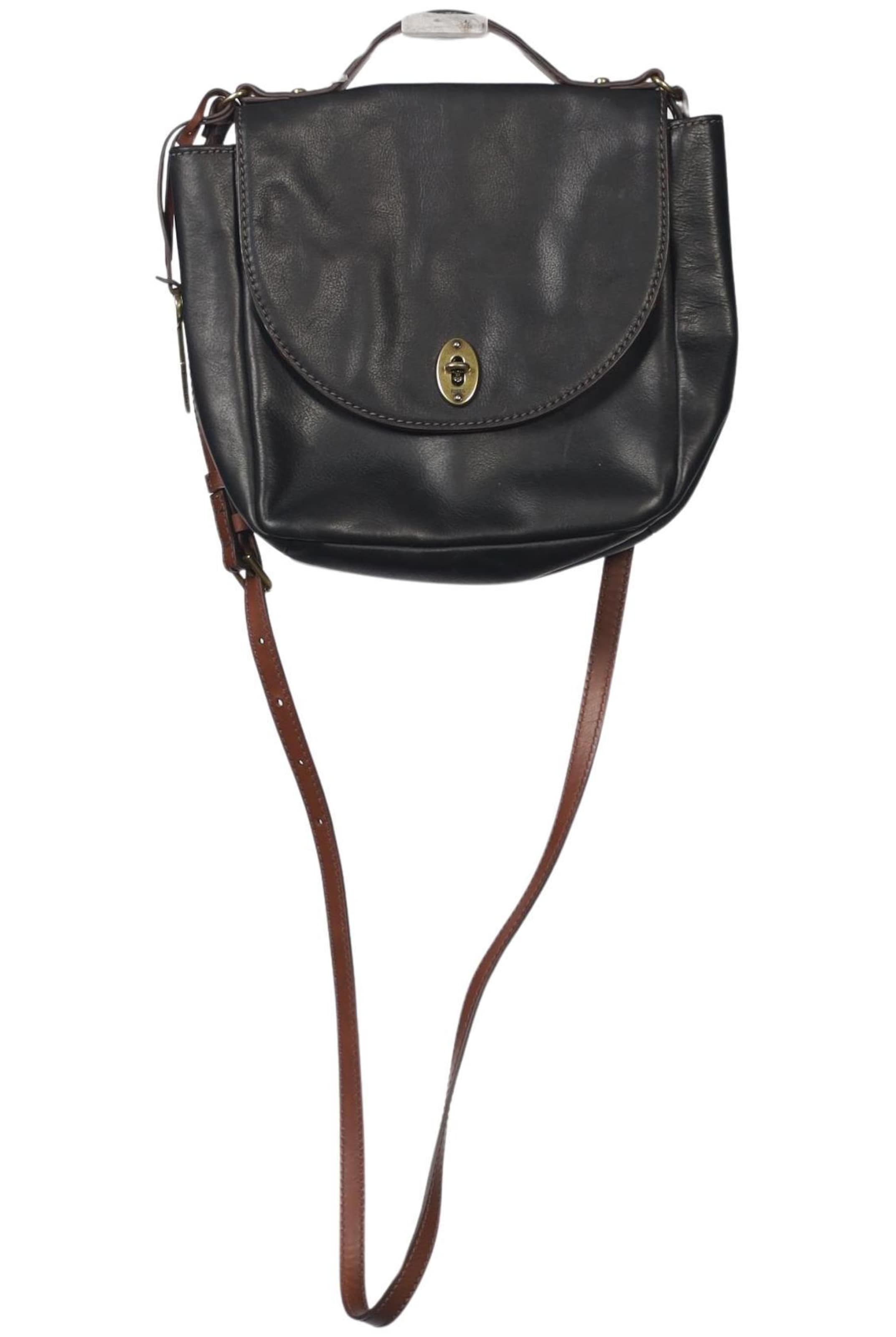 FOSSIL Handtasche klein Leder One Size in Schwarz: Vorderseite
