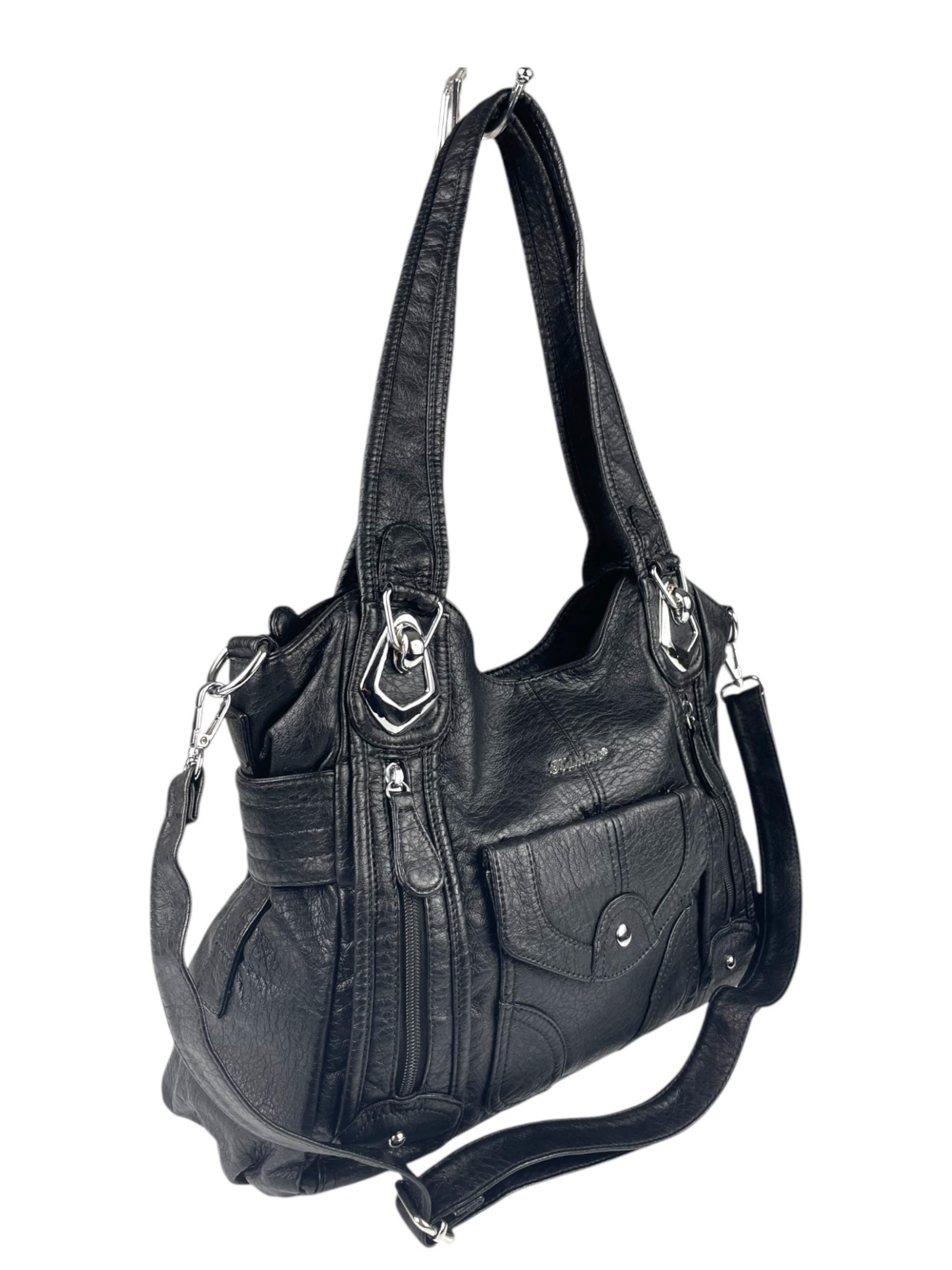 Borsa a spalla di Kumixi in nero