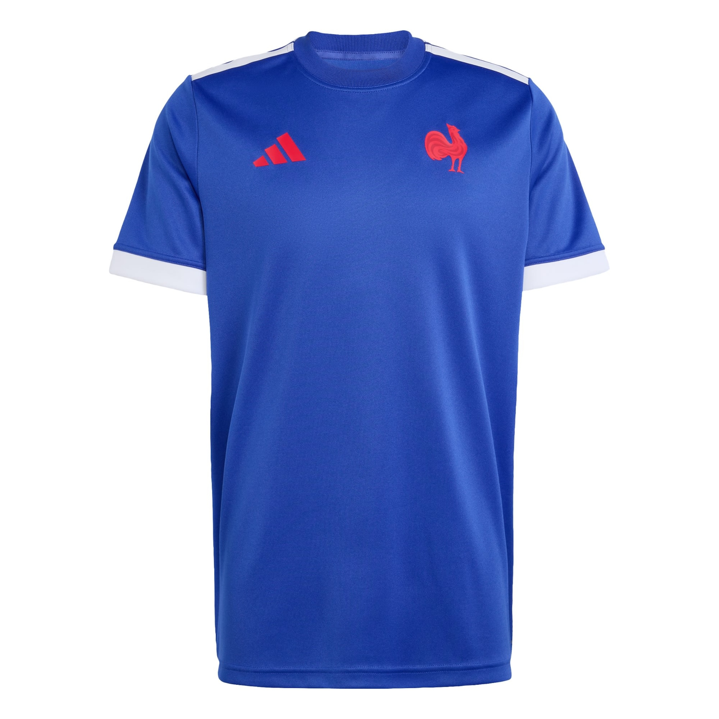 ADIDAS PERFORMANCE - Camiseta de fútbol 'Frankreich Rugby Replica Home Fan' en azul: frente