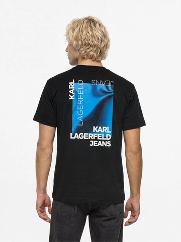 KARL LAGERFELD JEANS Póló - fekete: elől
