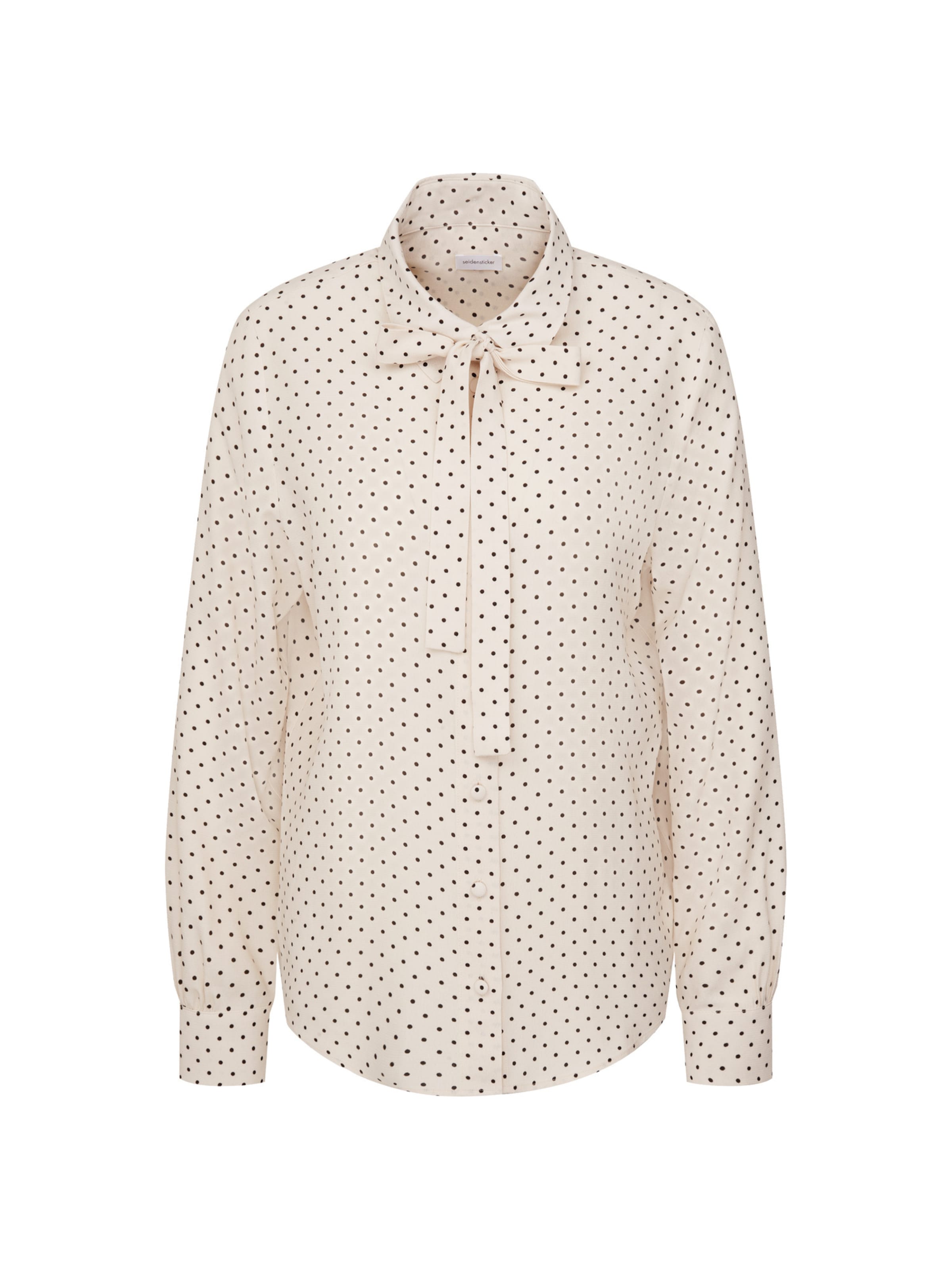 Chemisier 'Curvy' SEIDENSTICKER en blanc : devant