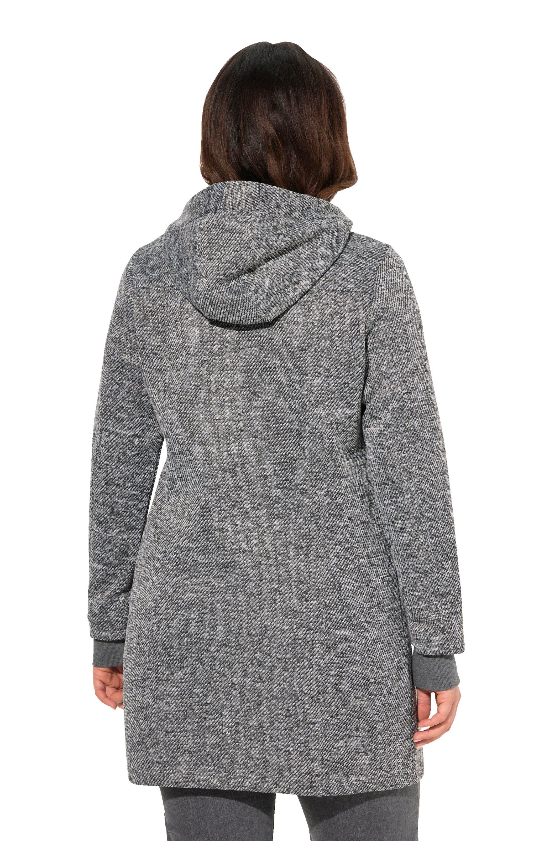 Ulla Popken Knit cardigan in Grey