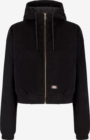 DICKIES Kurtka przejściowa 'CORDUROY' w kolorze czarny: przód