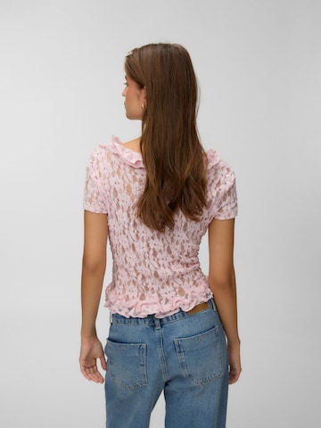 Chemisier 'AWKIENNA' VERO MODA en rose