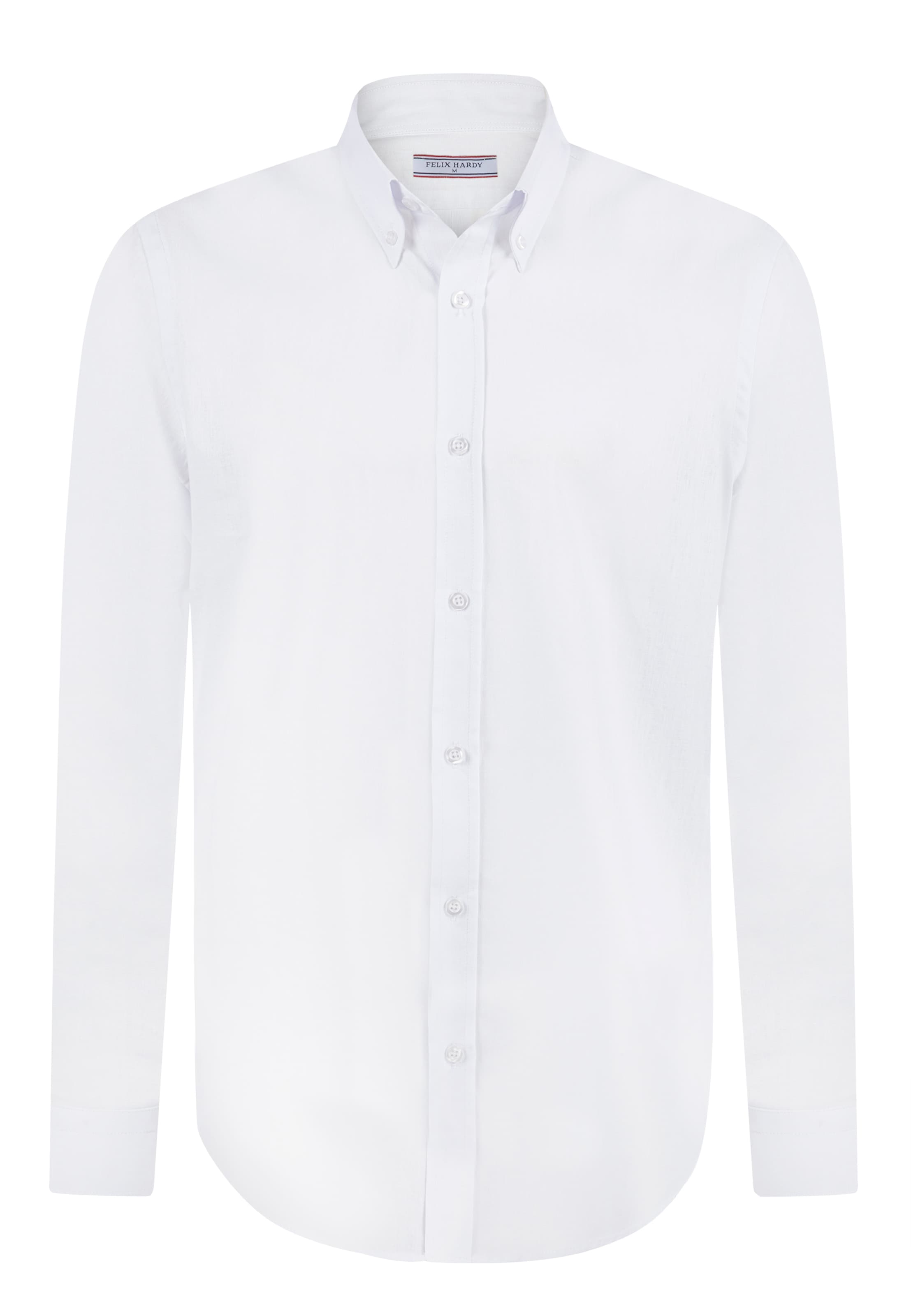 Coupe slim Chemise Felix Hardy en blanc : devant
