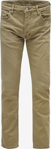 Salsa Jeans Slimfit Hose in Beige: Vorderseite