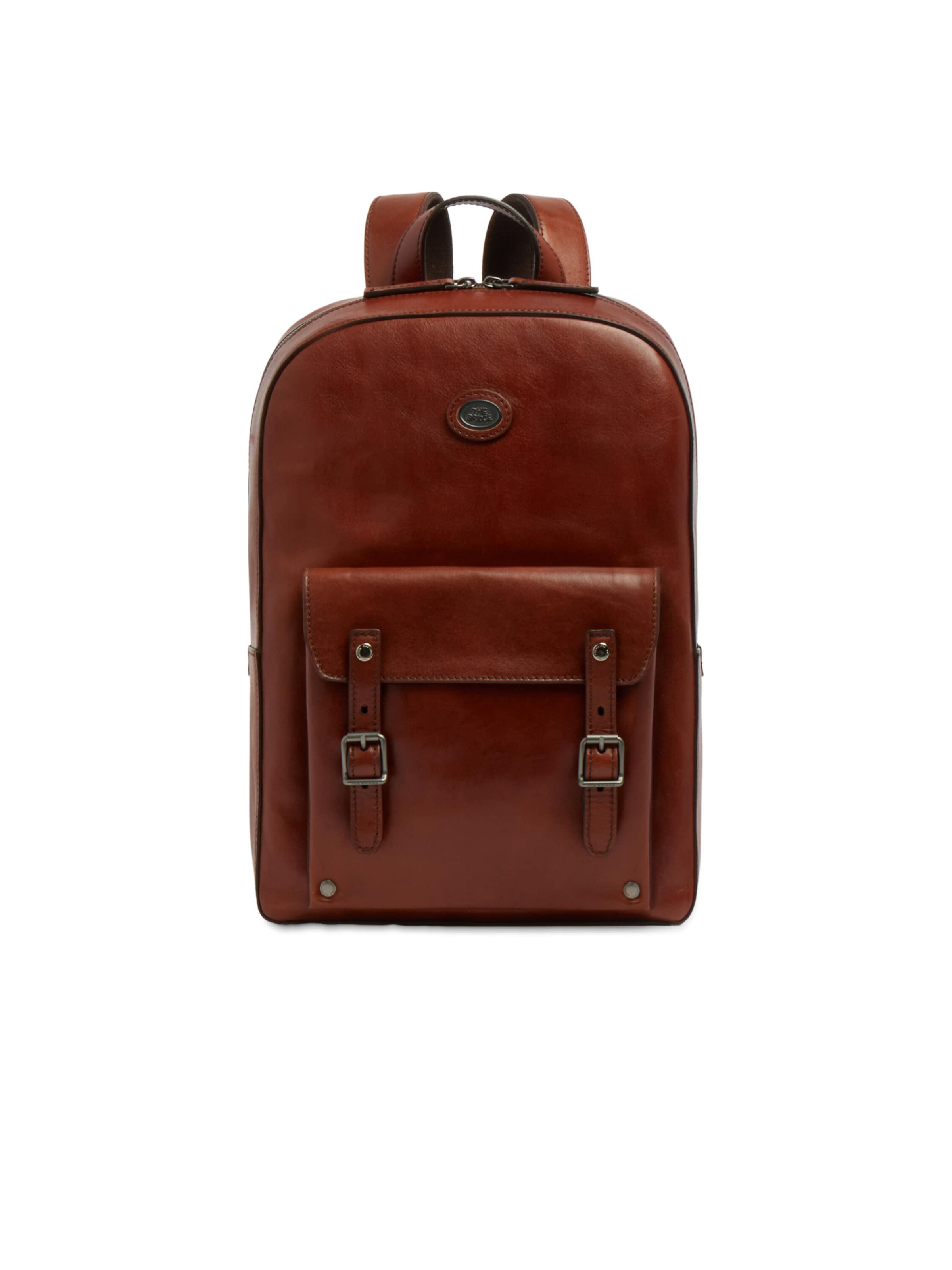 The Bridge Backpack in Brown: front