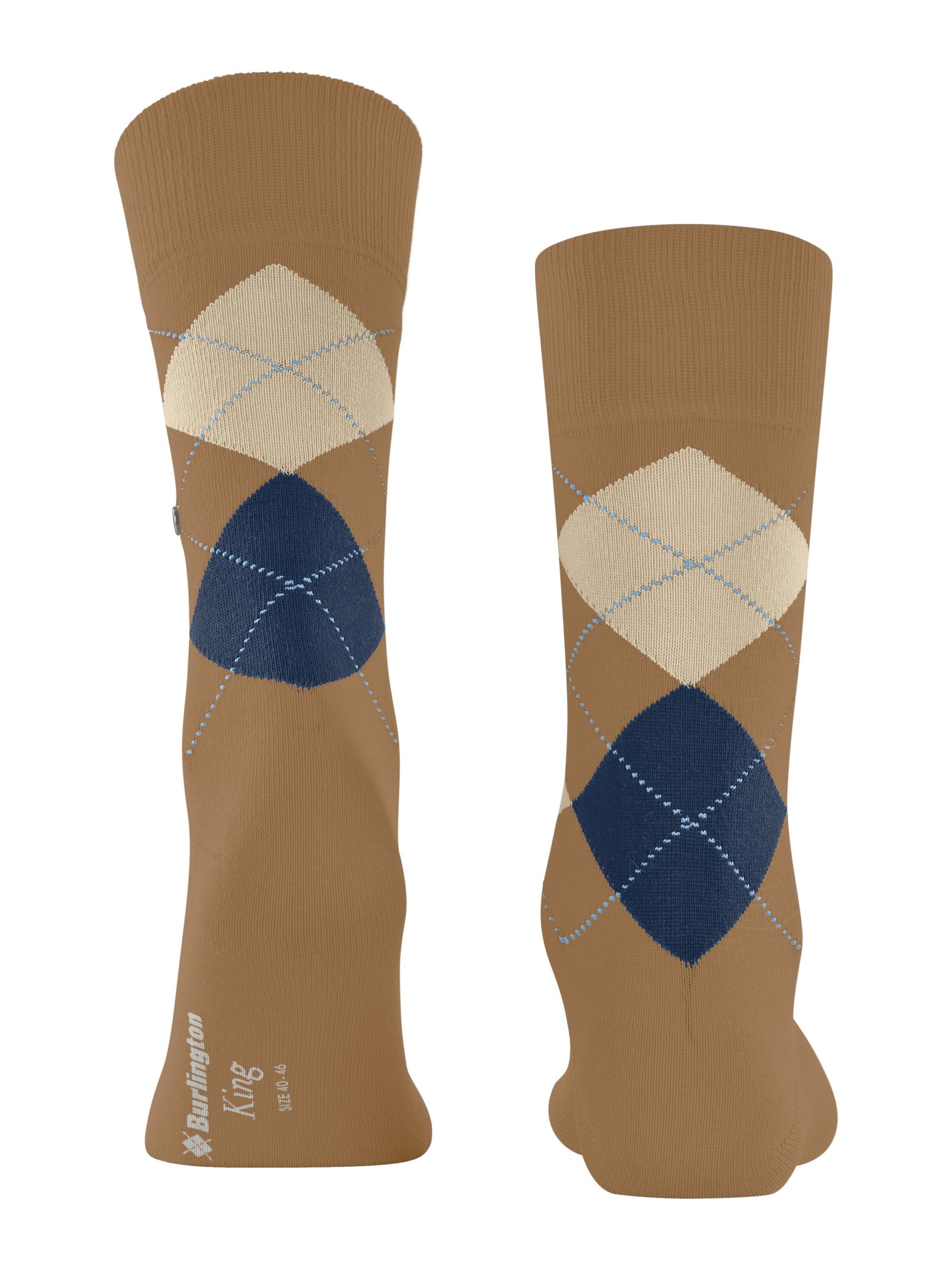 BURLINGTON Socks 'King' in Brown