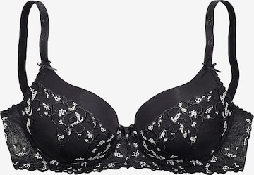 Soutien-gorge NUANCE en noir : devant