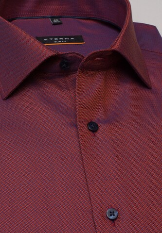 ETERNA Slim fit Business Shirt in Red