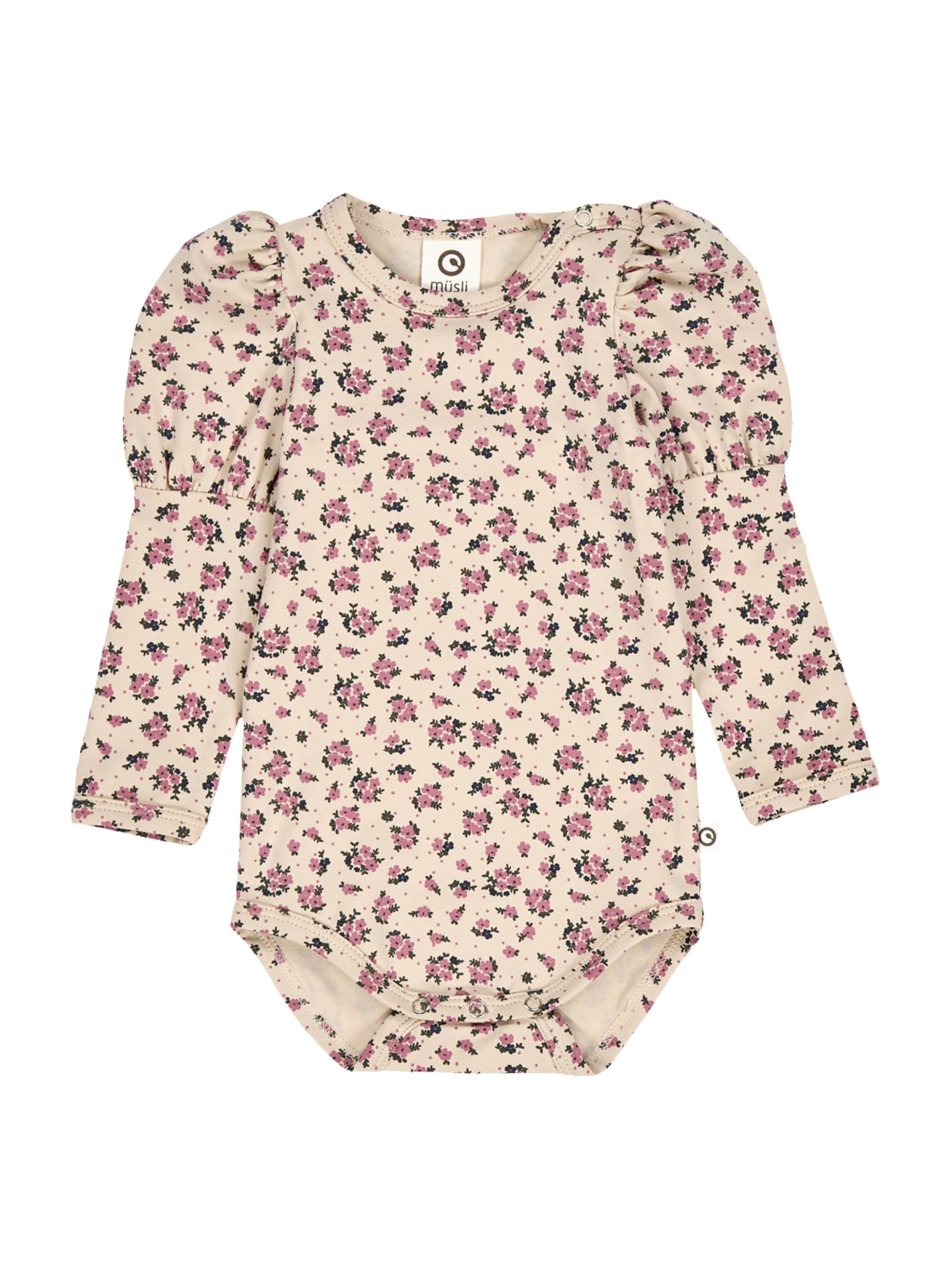 Müsli by GREEN COTTON Romper/bodysuit in Beige: front