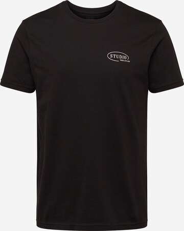 T-Shirt BURTON MENSWEAR LONDON en noir : devant