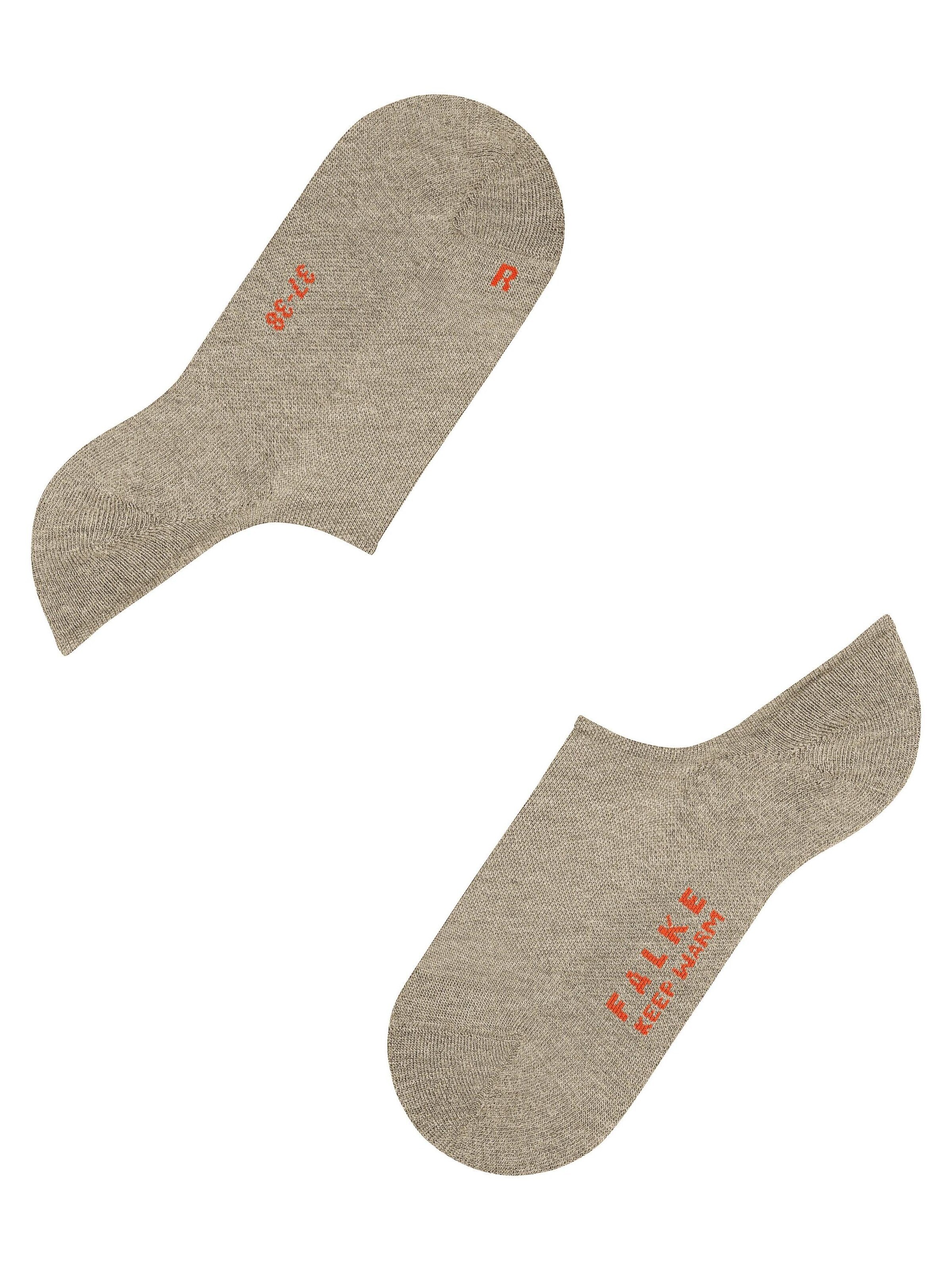 FALKE Ankle Socks 'Keep Warm' in Beige