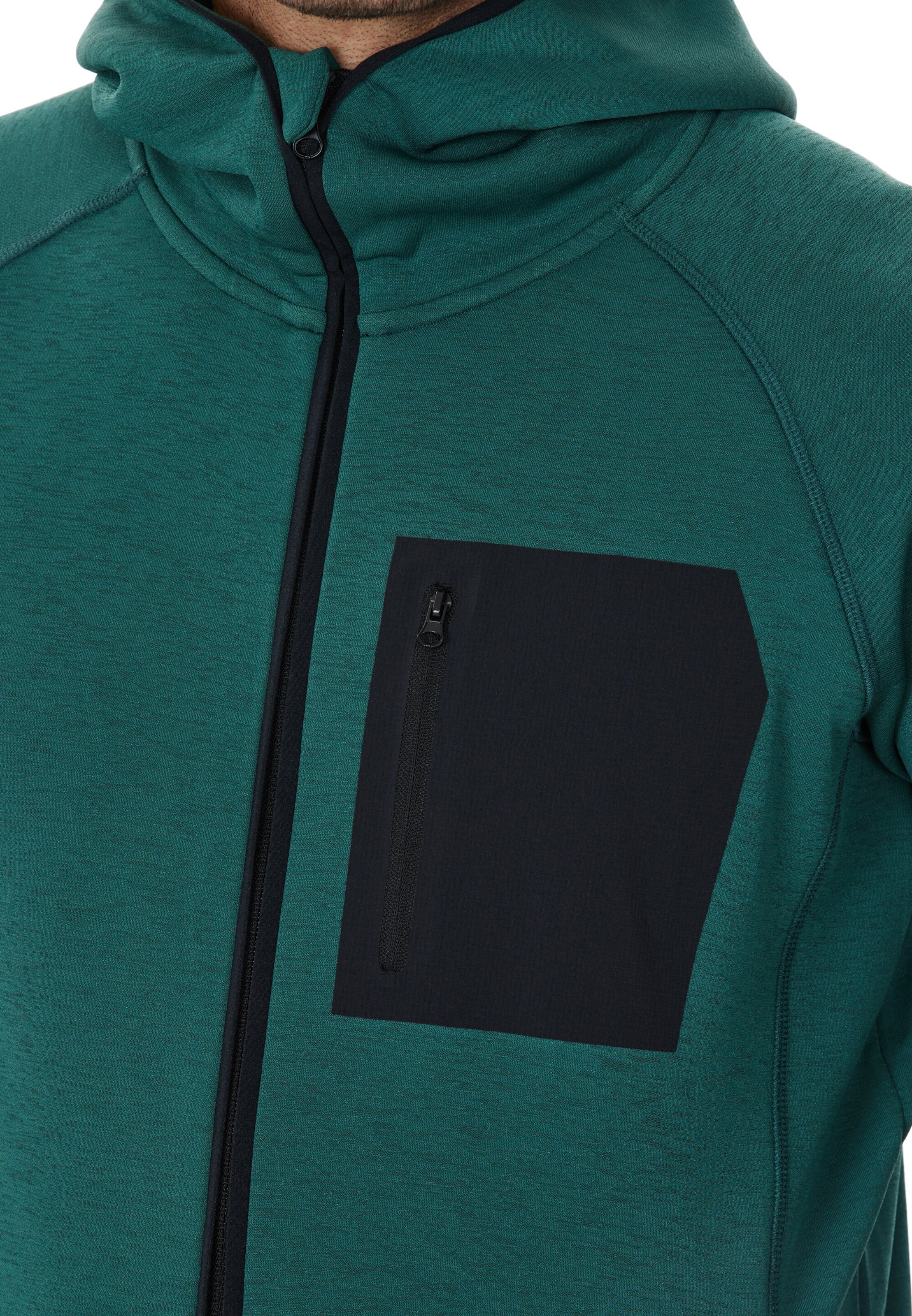 ENDURANCE Funktionele fleece-jas 'Deerto' in Groen
