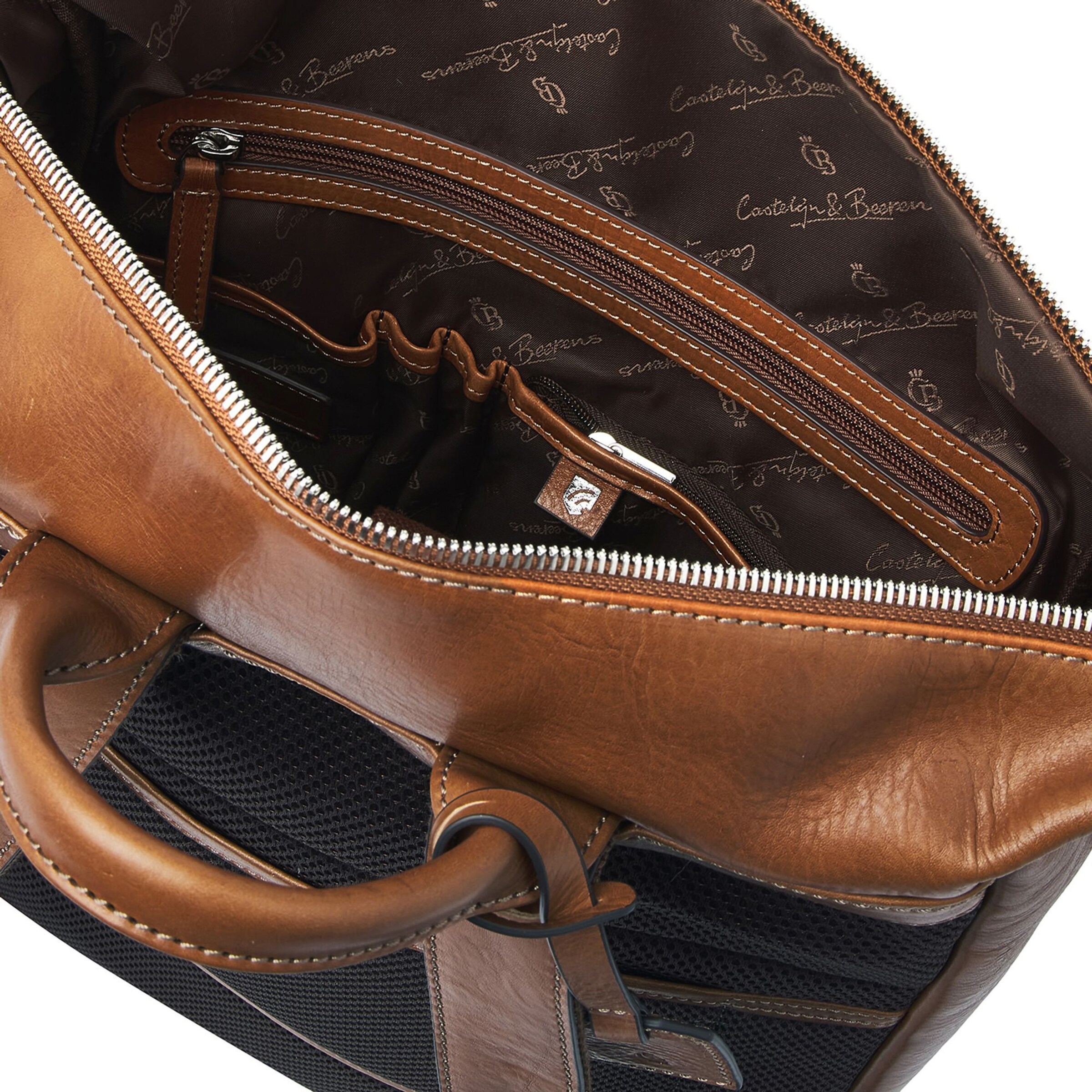 Zaino 'Lauren' di Castelijn & Beerens in marrone