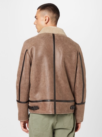 Dondup Between-season jacket 'SHEARLING' in Brown