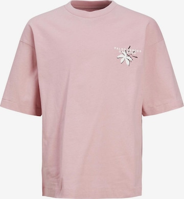 T-Shirt Jack & Jones Junior en rose : devant