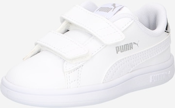 Sneaker 'Smash v2' de la PUMA pe alb: față