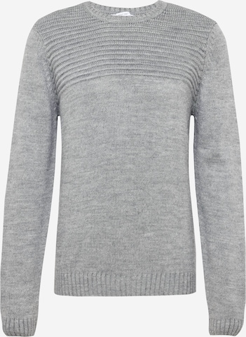 ABOUT YOU Sweater 'Timo' in Grey: front