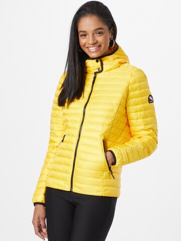 Veste mi-saison Superdry en jaune : devant