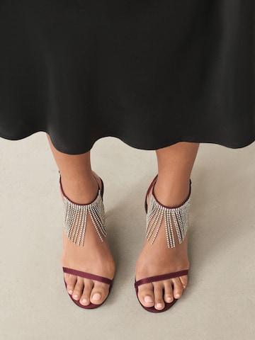 Next Strap sandal in Red