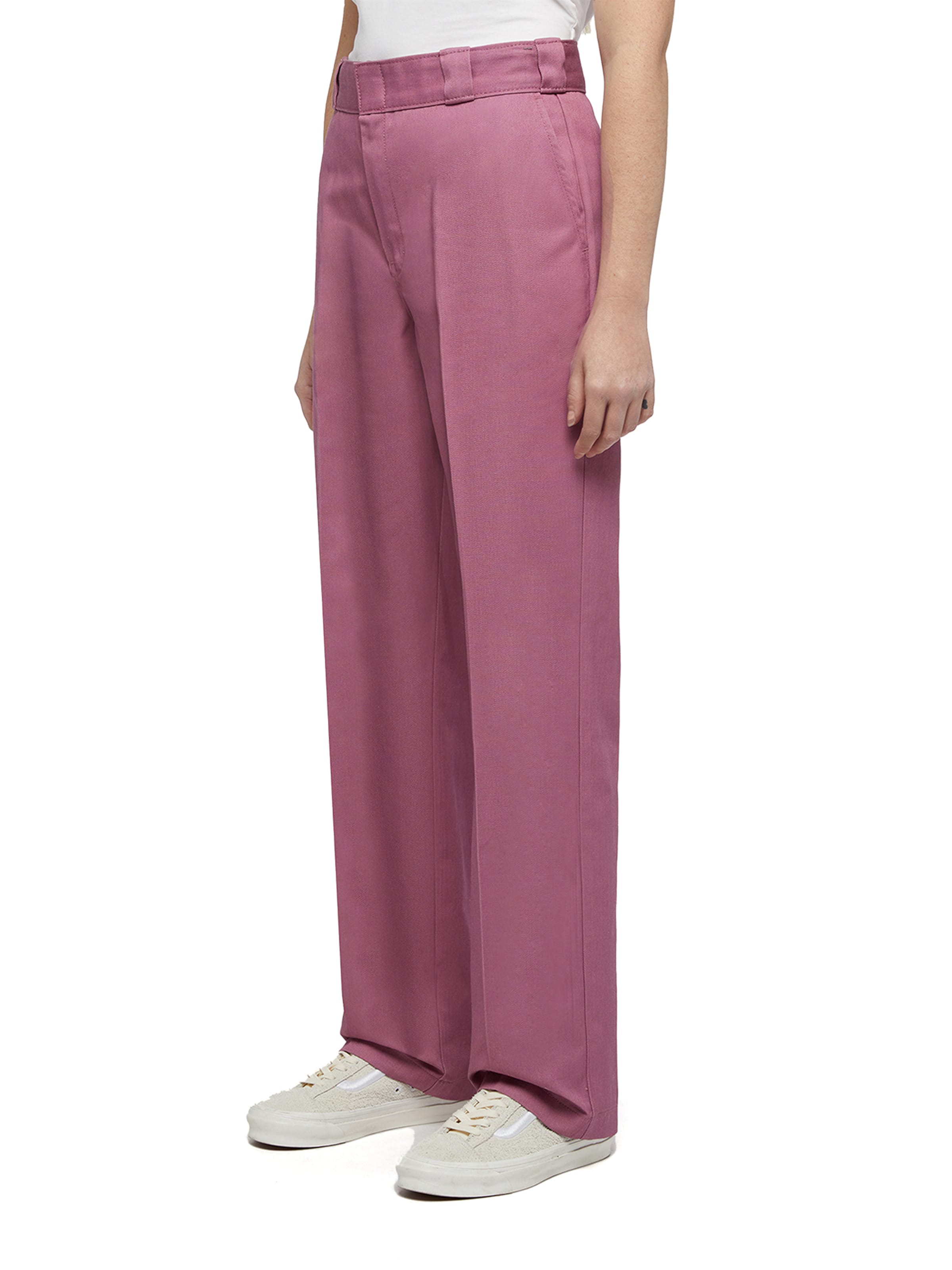 DICKIES Regular Pressveckad byxa '874' i rosa