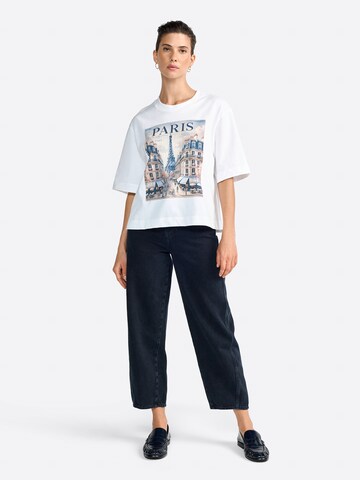 T-shirt Rich & Royal en blanc